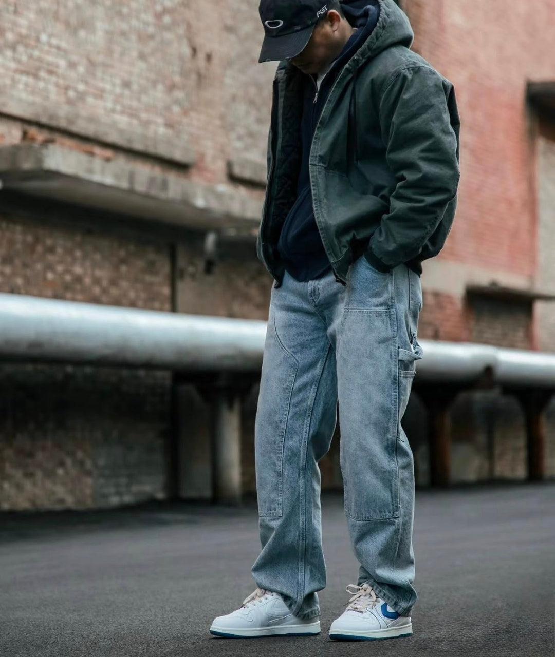 2-Knee Straight Cargo Pants