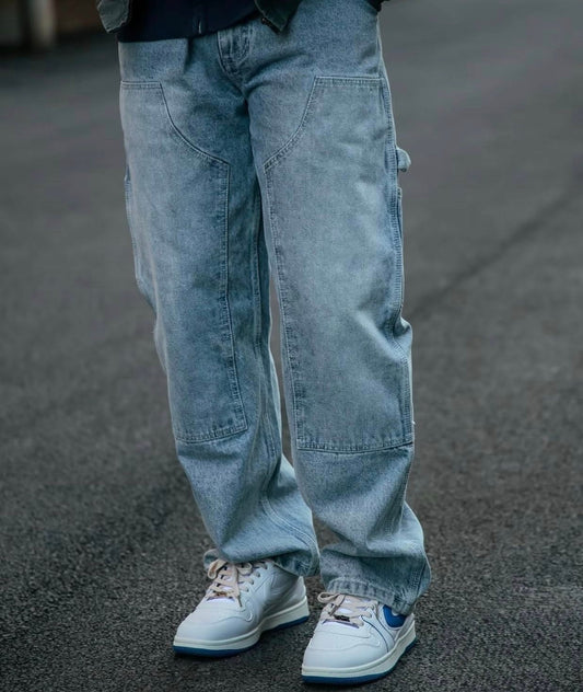 2-Knee Straight Cargo Pants