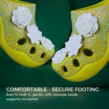 [Custom Design] White Blossom Season Clogs