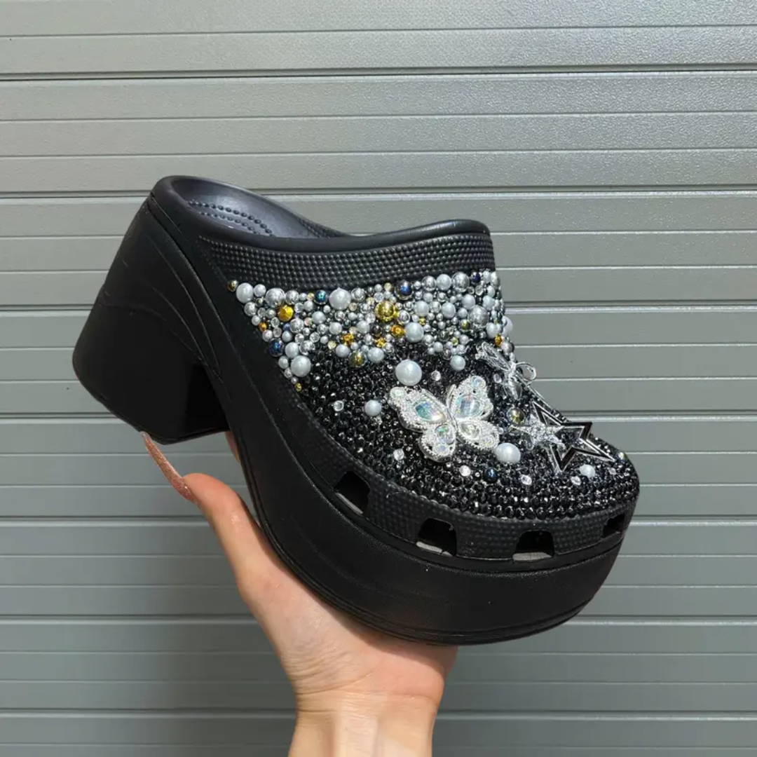 [CUSTOM DESIGN] Sparkling, Stylish, and Easy-to-Match Clogs