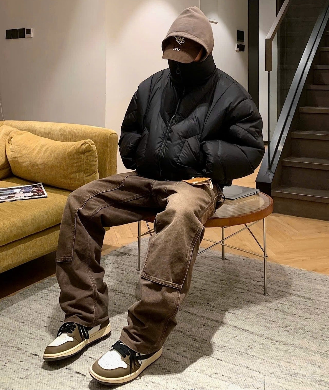 2-Knee Straight Cargo Pants