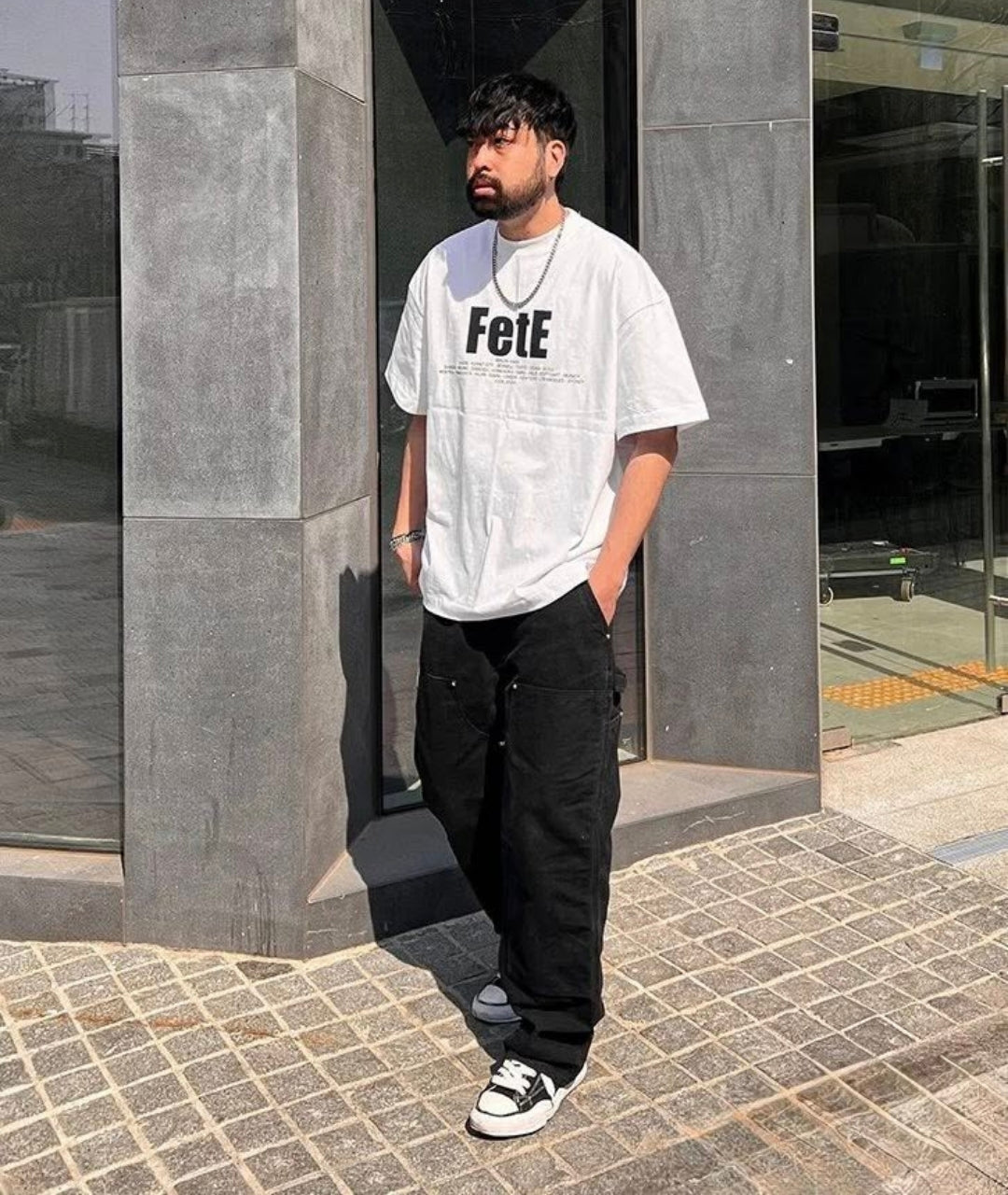 2-Knee Straight Cargo Pants