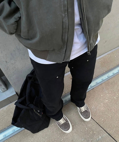 2-Knee Straight Cargo Pants